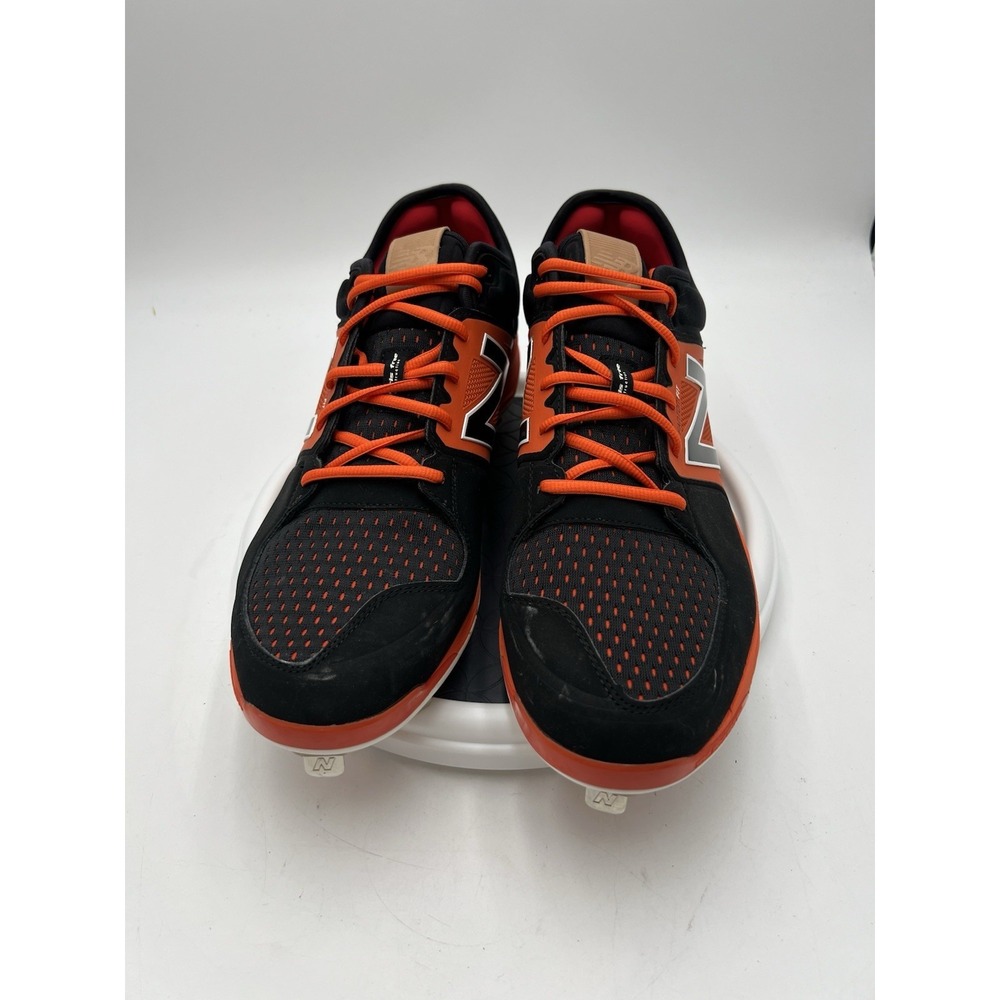 New Balance BFHJR3922 Metal Baseball Cleats Black Orange Men's Size 16 NWOT - Picture 3 of 9